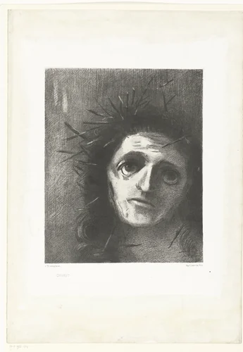 Christus by Odilon Redon, print, 1887