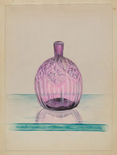 Bottle by S. Brodsky, index of american design, 1935-1942