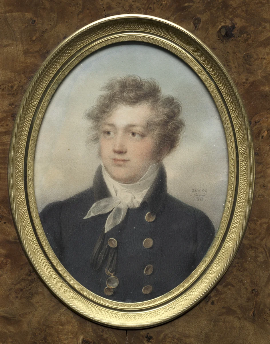 Portrait of a Man, possibly Alexander I, Emperor of Russia by Jean Baptiste Isabey, painting, 1814