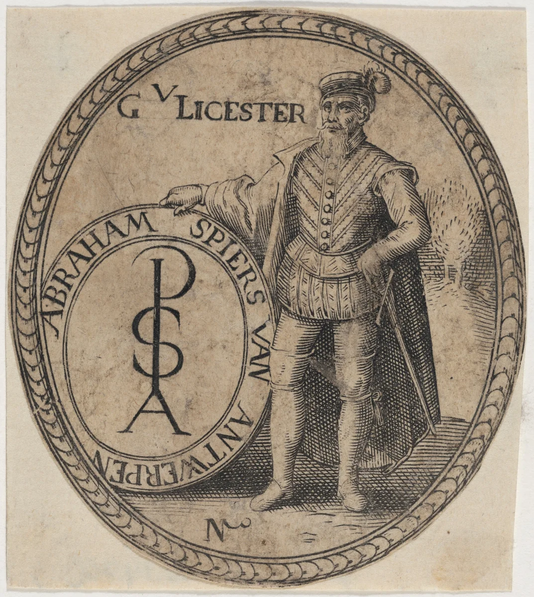 Robert Dudley, Earl of Leicester by Unknown 19th Century, print, 1800-1899
