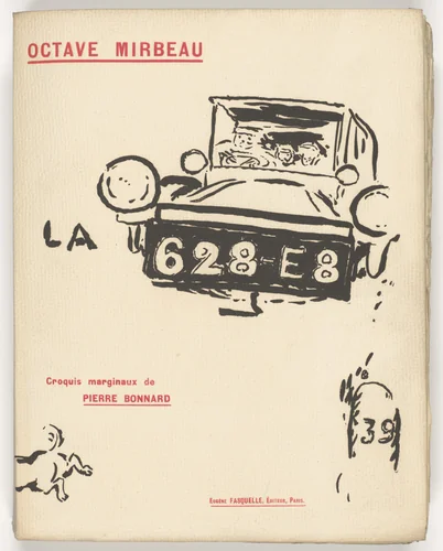 La 628-E8 by Pierre Bonnard, illustrated book, 1908