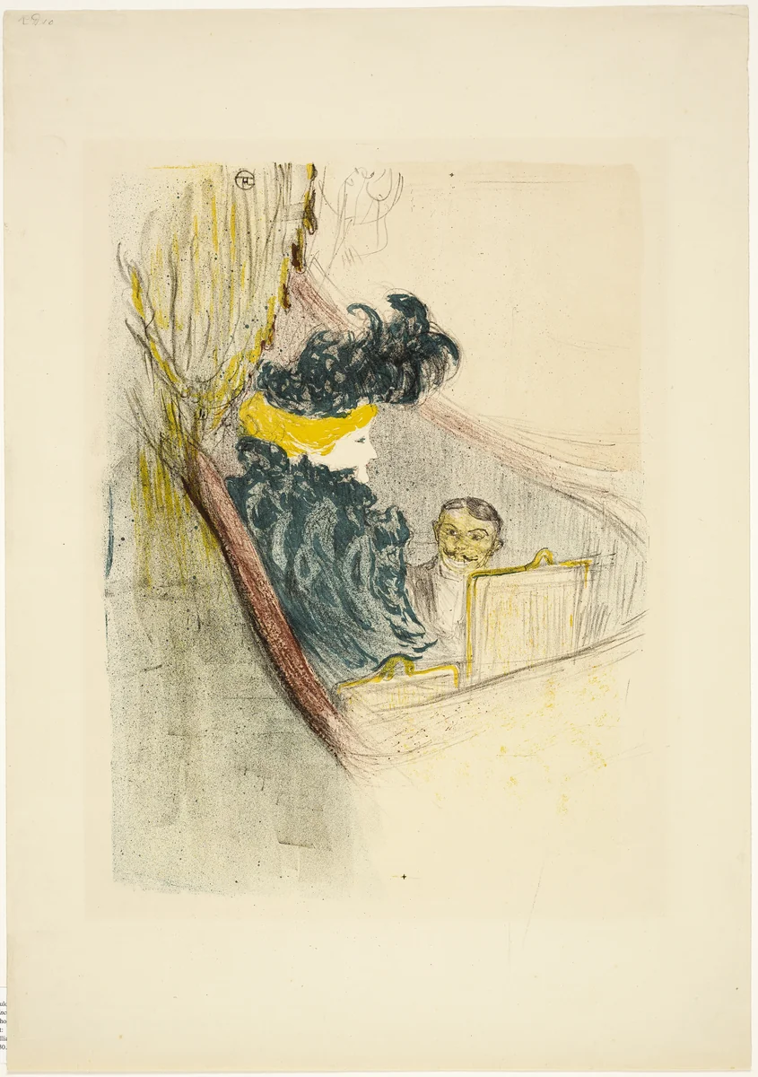 Princely Idyll by Henri de Toulouse-Lautrec, print, 1897