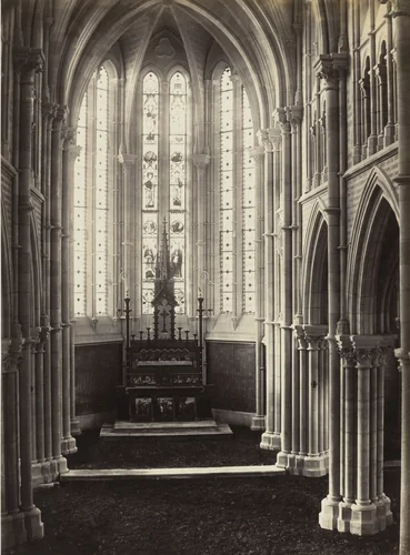 Chapel of the Collège Saint Dizier, Haute Marne, France by Charles Marville, photograph, 1852