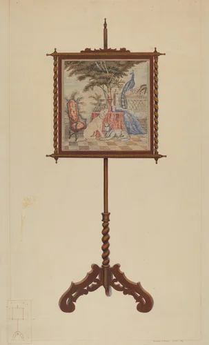 Fire Screen by Vincent P. Rosel, index of american design, 1938