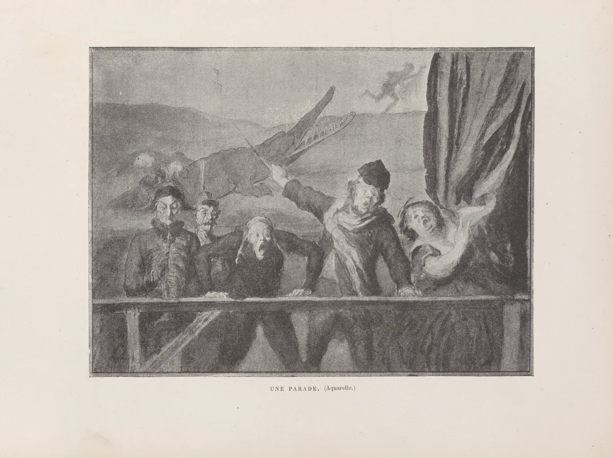 Honoré Daumier, l'homme et l'œuvre : ouvrage orné d'un portrait à l'ea-forte, de deux héliogravures et de 47 illustrations by Arsène Alexandre, artwork, 1888