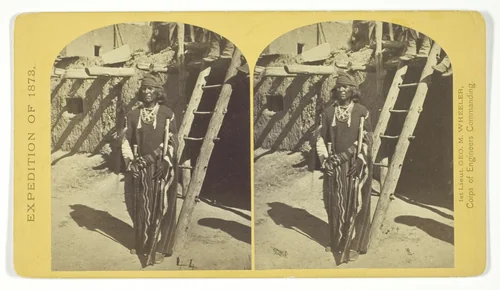 War Chief of the Zuni Indians, No. 20 from the series "Geographical Explorations and Surveys West of the 100th Meridian" by Timothy O'Sullivan, photograph, 1873