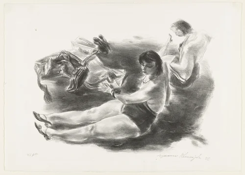 From the Boardwalk by Yasuo Kuniyoshi, print, 1936