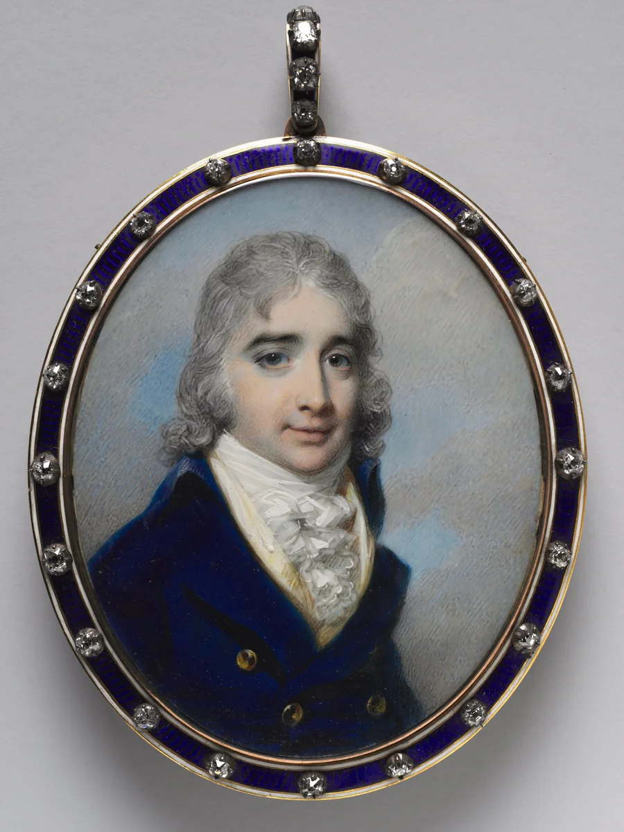 Portrait of a Man by George Engleheart, painting, 1795-1805