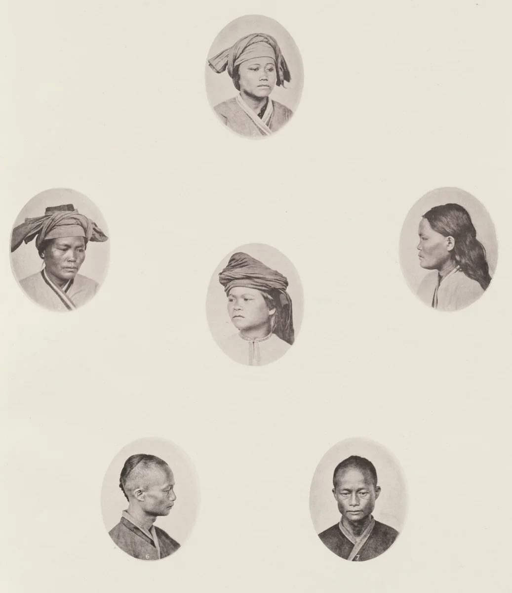 Pepohoan Female Head by John Thomson, photograph, 1873