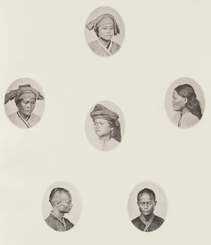 Pepohoan Female Head by John Thomson, photograph, 1873