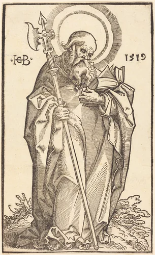 Saint Matthew by Hans Baldung Grien, print, 1519