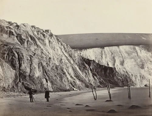 Alum Bay, Isle of Wight by Francis Frith, photograph, 1860