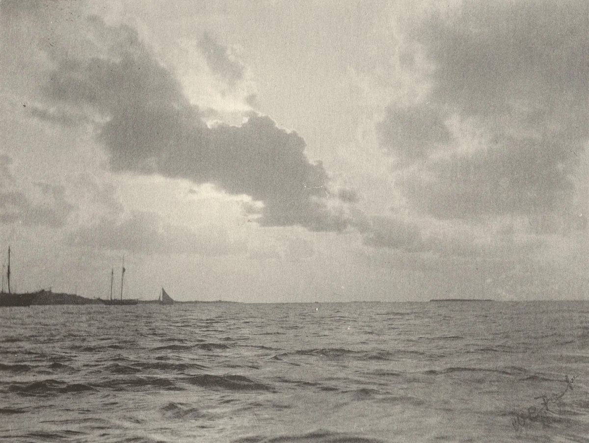 Sunset Over Water by William B. Post, photograph, 1890-1899