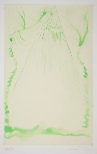 Rainbow - Green Riann by Chris Ofili, print, 2008