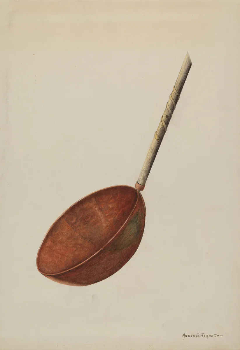 Sugar Dipper by Annie B. Johnston, index of american design, 1938