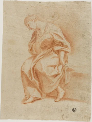 Seated Woman in Profile by Marcantonio Franceschini
Annibale Carracci
Lodovico Carracci, drawing, 1650-1699