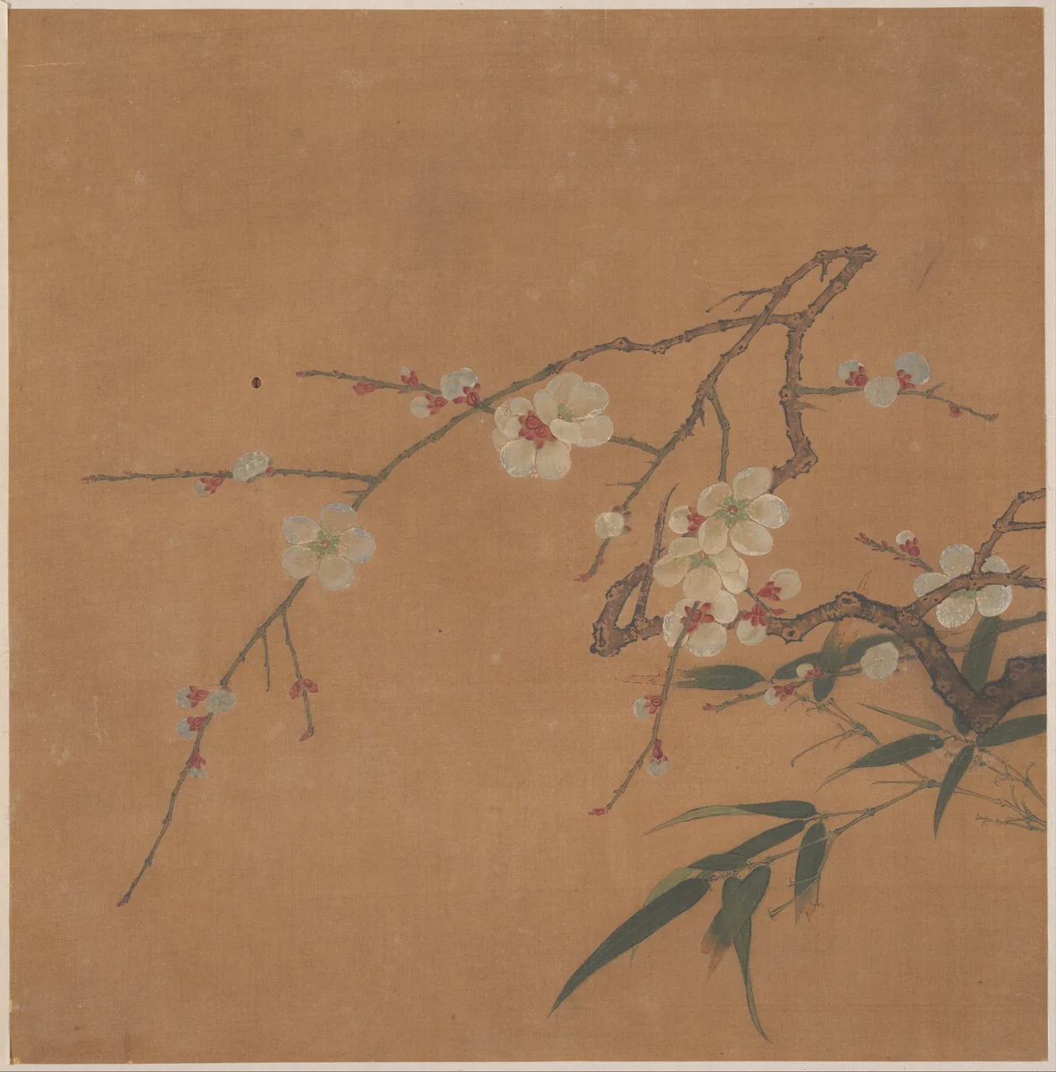 Flowering Plum and Bamboo by Unidentified Artist, painting, 1600-1644