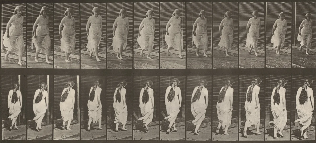 Plate Number 71. Running by Eadweard Muybridge, photograph, 1887