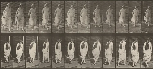 Plate Number 71. Running by Eadweard Muybridge, photograph, 1887