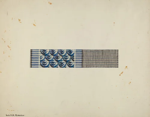 Silk Gown (Detail) by Lester Kausch, index of american design, 1940