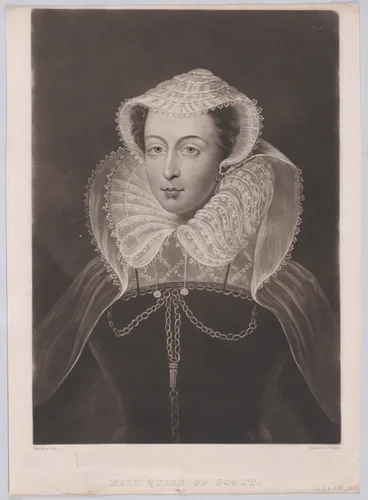 Mary, Queen of Scots by Charles Turner, print, 1826