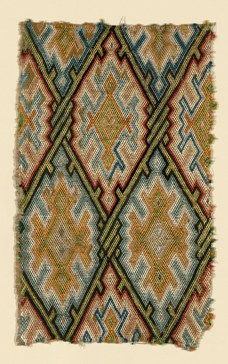 Fragment by Italy, textile, 1601-1700