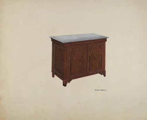 Washstand by Joseph Cannella, index of american design, 1941