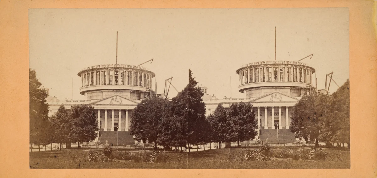 United States Capitol by John Wood, photograph, 1855-1865
