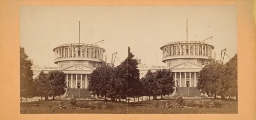 United States Capitol by John Wood, photograph, 1855-1865