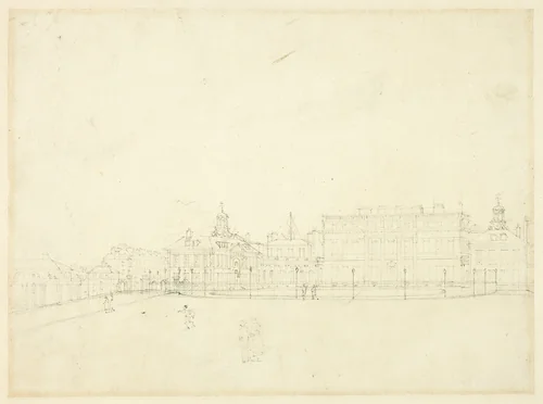 Study for Queen's Palace, St. James Park by Augustus Charles Pugin
Thomas Rowlandson, drawing, 1807-1809