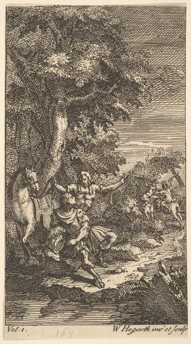 Cassandra, Frontispiece, Vol. 1 by William Hogarth, print, 1725