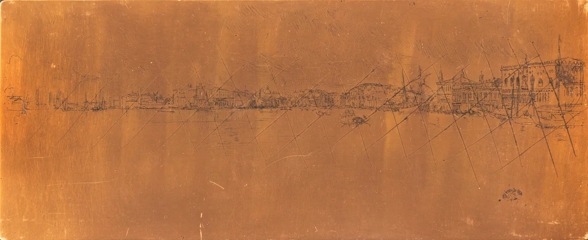 Long Venice by James McNeill Whistler, metalwork, 1879-1880