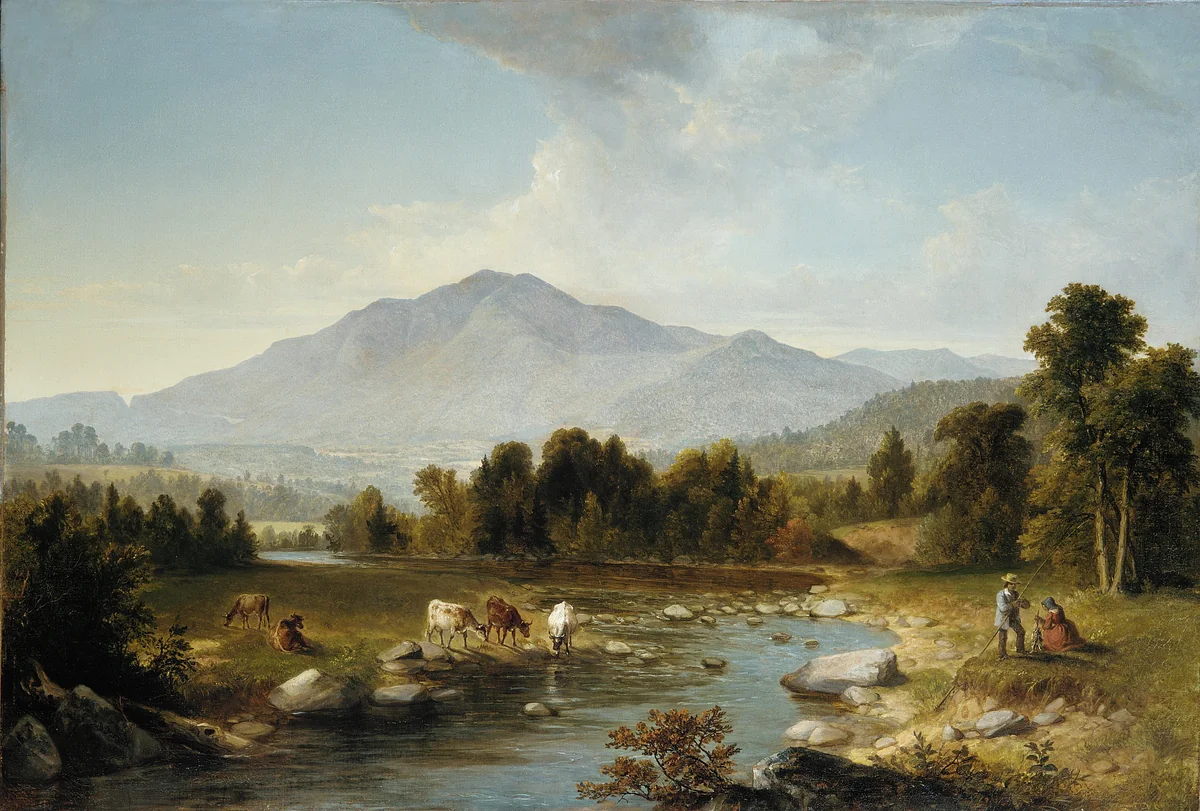High Point: Shandaken Mountains by Asher Brown Durand, artwork, 1853