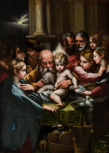 The Circumcision by Parmigianino, painting