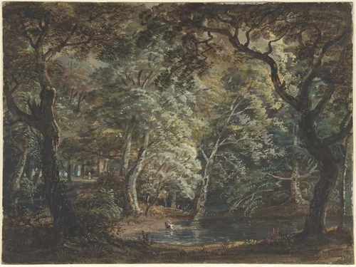 Windsor Great Park by Paul Sandby, drawing, 1790-1799
