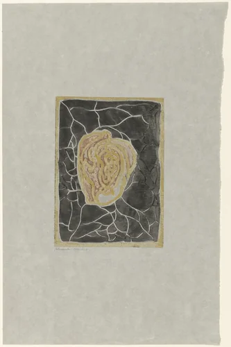 Ornamental Composition with Rose (Dekorative Komposition mit Rose) by Alexander Olbricht, print