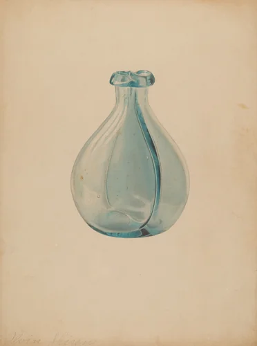 Gemel Bottle by Alvin Shiren, index of american design, 1937