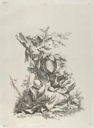 Taste by François Boucher, print, 1720-1770