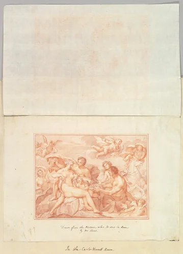 Acis and Galatea by William Kent, drawing, 1708