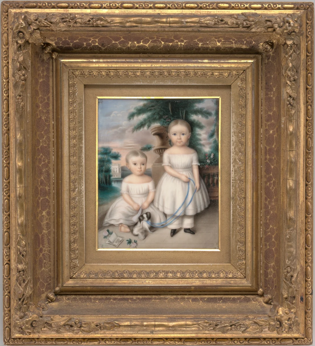 Watson Van Benthuysen II and Thomas Van Benthuysen by Aramenta Dianthe Vail, artwork, 1834-1840