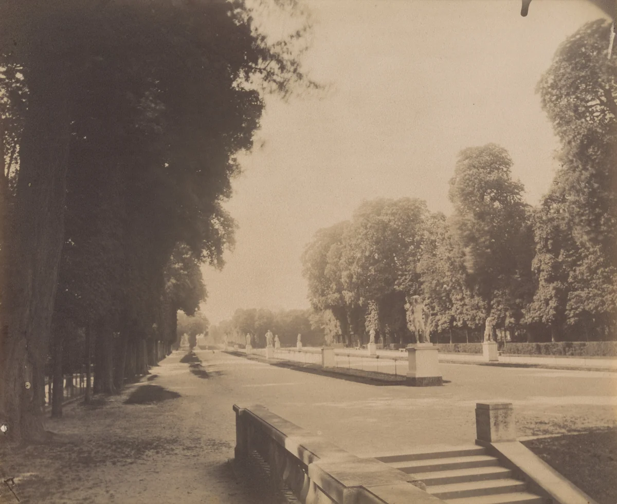 Parc de Saint-Cloud by Eugène Atget, photograph, 1915