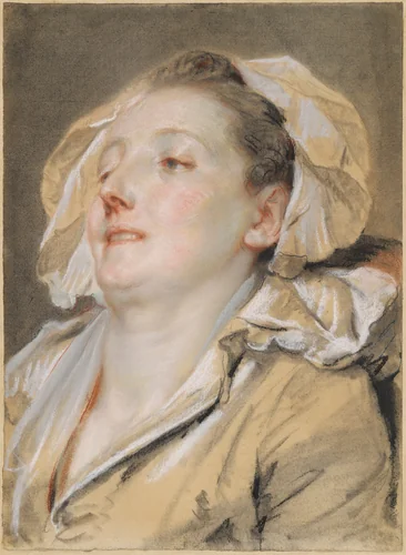 The Well-Loved Mother by Jean-Baptiste Greuze, drawing, 1765