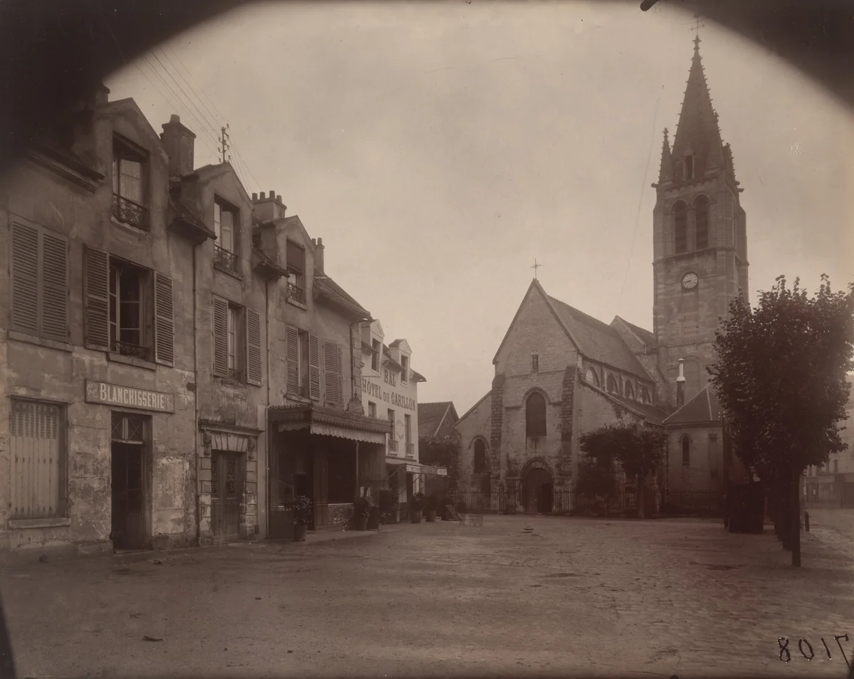 Vitry (église) by Eugène Atget, photograph, 1925