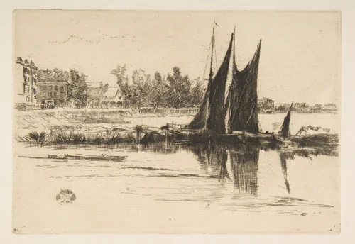 Hurlingham by James McNeill Whistler, print, 1879