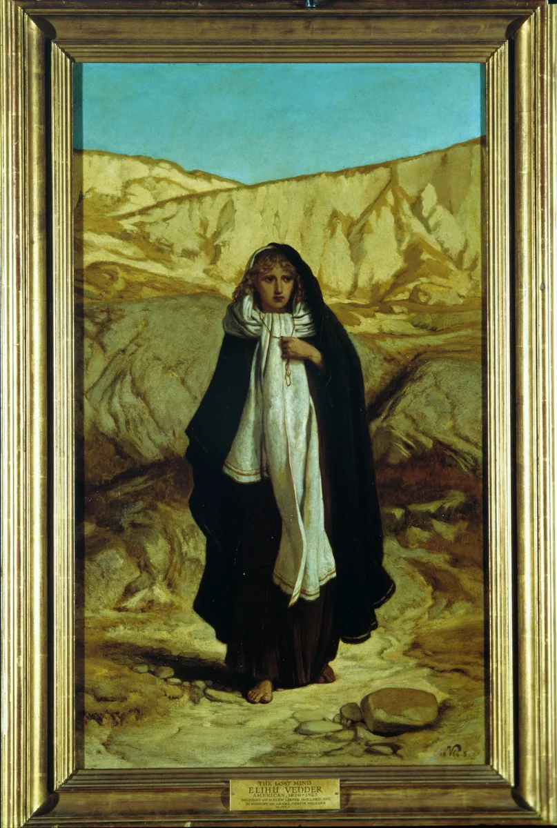 The Lost Mind by Elihu Vedder, artwork, 1864-1865