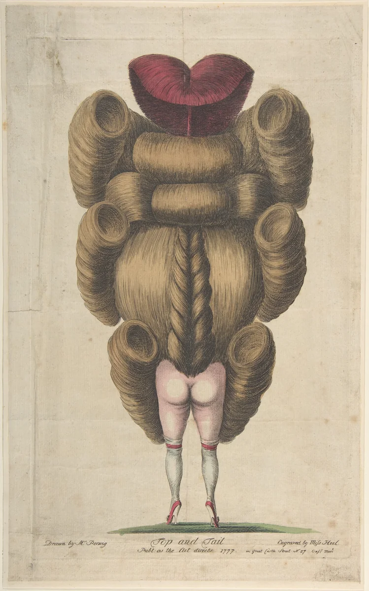 Top and Tail by anonymous, print, 1777