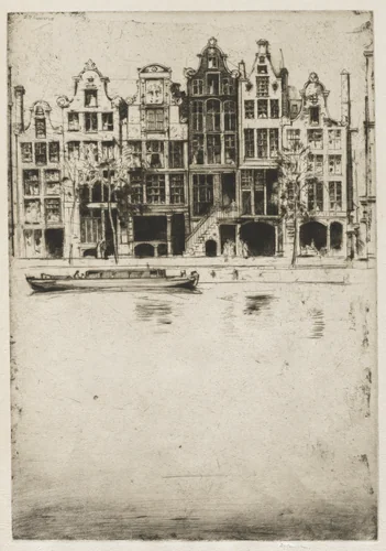 Souvenir d'Amsterdam by David Young Cameron, print, 1915