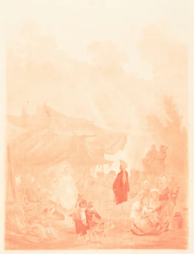 Noce de Village (Village Wedding) by Charles-Melchior Descourtis; Nicolas Antoine Taunay, print, 1785