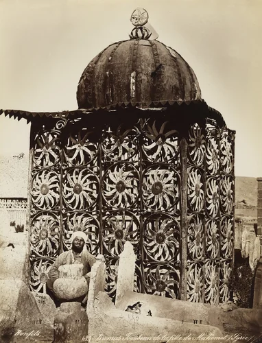 Damascus, Syria, Tomb of Muhammad's Daughter by Félix Bonfils, photograph, 1870