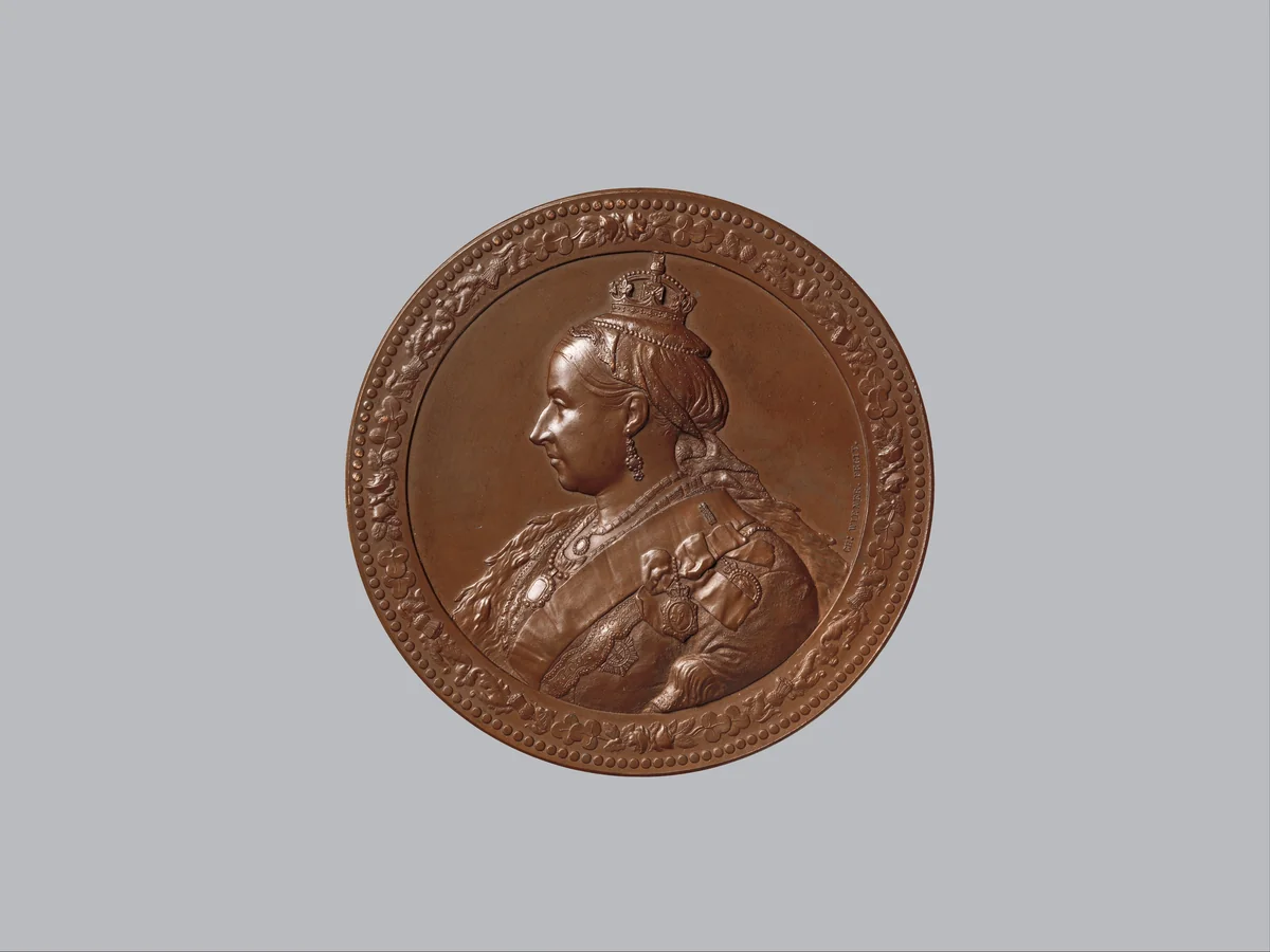 The Opening to the Public of the Royal Forest of Epping, May, 1882 by Charles Wiener, metalwork, 1882